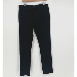 Hiroshi Kato Axe Slim Chino Pants Mens 34 Black Classic Simple Elevated Basic